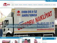 Tablet Screenshot of ankaraozerdemnakliyat.com